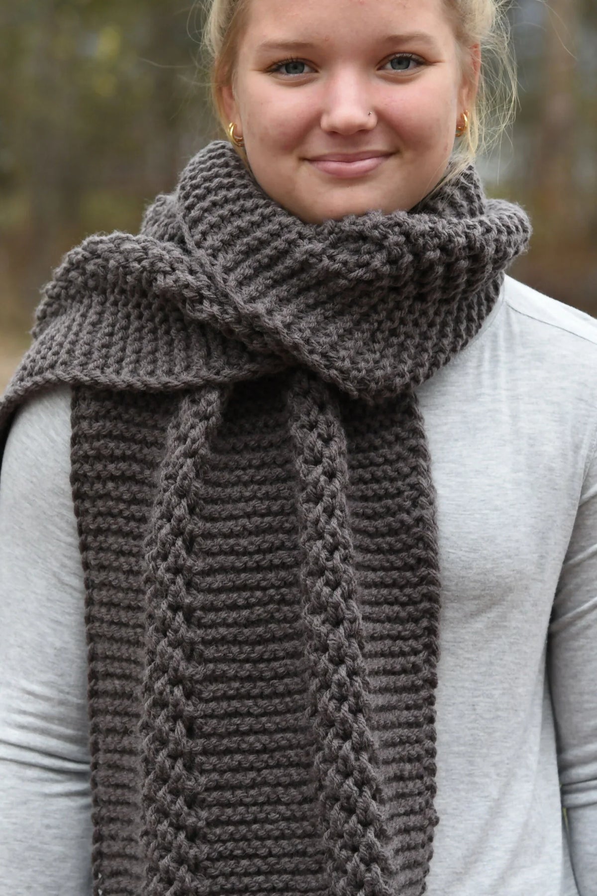 Bennet Blanket Scarf (Knit)