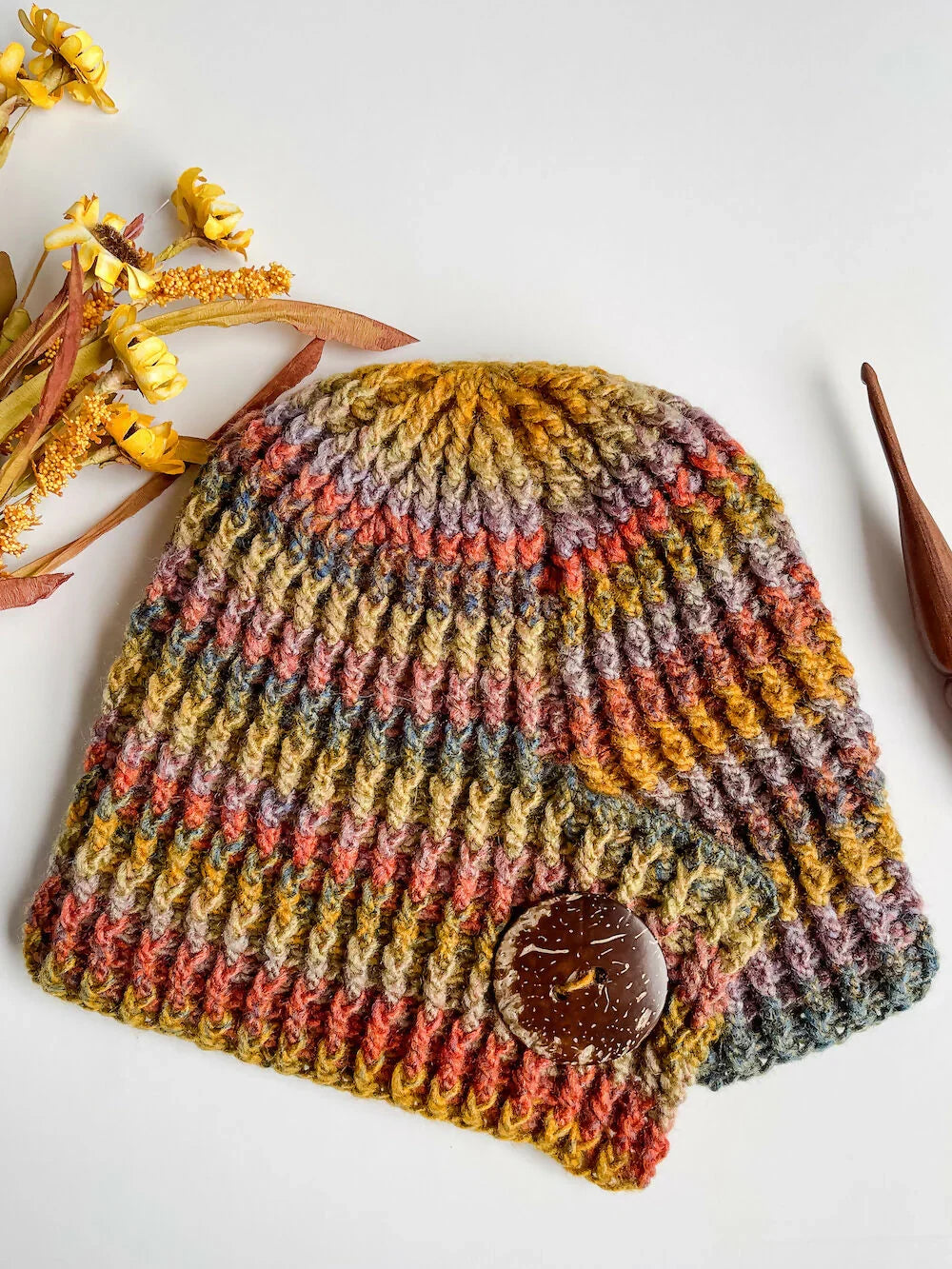 Sassy Autumn Hat (Crochet)
